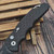 Pro-Tech Knives TR-5 Auto Black Feather 3.25" S35VN DLC Black Lip Pearl Button Blade Show 2026