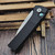 Pro-Tech Chaves Scapegoat Black Carbide Compact Auto 3.15" Stonewash Blade Show 2026