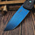 Pro-Tech Vero Synapse Blue Linen Micarta Lid 3.5" Sapphire Blue PVD