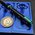Chaves Sam Tran Arison Street Black Knurled Aluminum 154CM Black PVD Green Ti HW