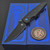Chaves Jake McCoy Disciple Street Black Knurled Aluminum 154CM Black PVD Blue Ti HW