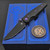 Chaves Jake McCoy Disciple Street Black Knurled Aluminum 154CM Black PVD Purple Ti HW