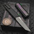 Chaves Knives Dissident OTF Black Blasted Aluminum Joker Carbon Fiber Inlay T/E Stonewash M390 Blackout HW