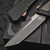 Chaves Knives Dissident OTF Battle Worn Black Aluminum Shipwreck Carbon Fiber Inlay T/E Stonewash M390 Blackout HW