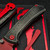 Chaves Knives RCK9 Fanatic Edge Mod Distressed Gray Cerakote Titanium 3.25" Red Cerakote Drop Point