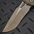 Microtech Amphibian Ram-Lok Antique Bronze Titanium Frag 3.88"  Bronzed Apocalyptic & Bronze Ti Accent 137RL-13APFRMS1 Marfione Select