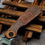 Strider SMF FWP Copper 4" Tiger Stripe Spearpoint