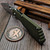 Strider SNG CC Ranger Green G10/Titanium 3.5" Drop Point