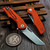 Grissom Knife & Tool Baby Zeus Orange G10 2.88 T/E Stonewash