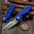 Grissom Knife & Tool Baby Zeus Blue G10 2.88 T/E Stonewash