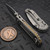 Microtech LUDT Ram-Lok Manual Frag Titanium 3.4" Clip Point Stonewash M390MK Bronze Ti Accent Marfione Select 1135RL-10FRMS1