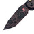 Microtech LUDT Gen III Smooth Handle Topographic Black/Pink Camo T/E 3.5" 1136S-1TPBKPGCS