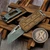 Microtech Exocet II Tan 2.31" Wharncliffe Apocalyptic OTF Money Clip 1156-10APTA