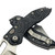 Microtech Borka Auto Stitch Black Topograhpic Stonewash Full Serrated Apocalyptic 169-12TP