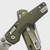 Microtech MSI Mini OD Green Aluminum Fluted 3.18" S/E Stonewash Full Serrated 210M-12FLOD
