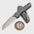 Microtech MSI Ram-Lok Mini Natural Clear Fluted Aluminum 3.10" S/E Stonewash 210M-10FLNC By Edc Lifestyle