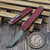 Microtech UTX-70 Gen IV Merlot 2.5" T/E Partial Serrated Apocalyptic 11494-11APMR
