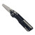 Microtech MSI Mini Black Aluminum Fluted S/E Stonewash Full Serrated 210M-12FL