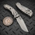 Microtech Amphibian Mini Ram-Lok Slab Titanium 3.25" S/E Stonewash Bronze Ti Accent Marfione Select 137MRL-10MS1