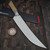MICROTECH KNIVES 10" M390 BUTCHER KNIFE STONEWASH TITANIUM BOLSTER COYOTE TAN G-10 3800B-10CE