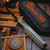 Patrick Famin Stainless Steel GOTF Mokume/Mammoth Ivory Baker Forge Copper Damascus