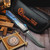 Patrick Famin GOTF Black Timascus/Crystalized Ti Chad Nichols Damascus