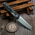 Kizer Knives Feist 3 | CPM S90V + Hand-brushed | Titanium & KizerNova™ Lava | Reverse Tanto | KizerX™ 3499.3A5