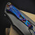 Dew Hara Noah Reptilian Damascus DLC Titanium Rankaku Aogai Nuri Inlay 1 of 1