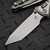 MICROTECH SOCOM RAM-LOK T/E STONEWASH FRAG PATTERN TITANIUM W/BLUE TI ACCENT MARFIONE SELECT 161RL-10FRMS3
