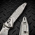MICROTECH SOCOM RAM-LOK T/E STONEWASH FRAG PATTERN TITANIUM W/BLUE TI ACCENT MARFIONE SELECT 161RL-10FRMS3