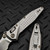 MICROTECH SOCOM RAM-LOK T/E STONEWASH FRAG PATTERN TITANIUM W/FLAMED TI ACCENT MARFIONE SELECT 161RL-10FRMS5