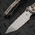 MICROTECH SOCOM RAM-LOK T/E STONEWASH SLAB TITANIUM W/FLAMED TI ACCENT MARFIONE SELECT 161RLS-10MS5