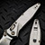 MICROTECH SOCOM RAM-LOK T/E STONEWASH SLAB TITANIUM W/FLAMED TI ACCENT MARFIONE SELECT 161RLS-10MS5