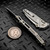 MICROTECH SOCOM RAM-LOK T/E STONEWASH SLAB TITANIUM W/FLAMED TI ACCENT MARFIONE SELECT 161RLS-10MS5