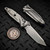 MICROTECH SOCOM DELTA RAM-LOK T/E MARFIONE SELECT STONEWASH TITANIUM W/BLUE TI ACCENT 163RL-10MS3