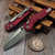 Microtech MSI Ram-Lok Mini Merlot Aluminum Fluted 3.10" S/E Apocalyptic 210M-10APFLMR