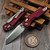 Microtech MSI Ram-Lok Mini Merlot Aluminum Fluted 3.10" S/E Stonewash 210M-10FLMR