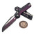 Microtech MSI Ram-Lok Faded Cerakote Sangria Tri-Grip Polymer 3.85" S/E Full Serrated 210T-3PMFSR