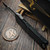 Marfione Custom Combat Troodon Gen III Interceptor Mirror Polish Flamed Ti Accent