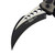 Microtech Hawk Auto Natural Clear Textured Inlays 4" 166-1NC
