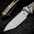 MICROTECH SOCOM RAM-LOK T/E STONEWASH SLAB TITANIUM W/BRONZE TI ACCENT MARFIONE SELECT 161RLS-10MS2
