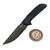 Reate Remedy Black PVD Titanium Frame Lock Flipper 3.7" DLC D/P
