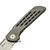 Reate Remedy Bead Blast Titanium Frame Lock Flipper 3.7" Belt Satin D/P