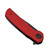 Reate Remedy FatCarbon Glass Red Liner Lock Flipper 3.7" DLC D/P