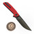 Reate Remedy FatCarbon Glass Red Liner Lock Flipper 3.7" DLC D/P