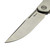 Reate Remedy FatCarbon Glass White Liner Lock Flipper 3.7" Belt Satin D/P