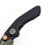 Reate VK-FROK Black PVD Titanium Frame Lock Flipper Zirconium Bead Blast Clip 3.25" DLC