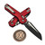 Microtech MSI Mini Red Aluminum Fluted S/E 210M-1FLRD