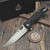 QSP Gavial Black G10 D2 Blade QS126-C - Preowned
