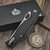 QSP Gavial Black G10 D2 Blade QS126-C - Preowned